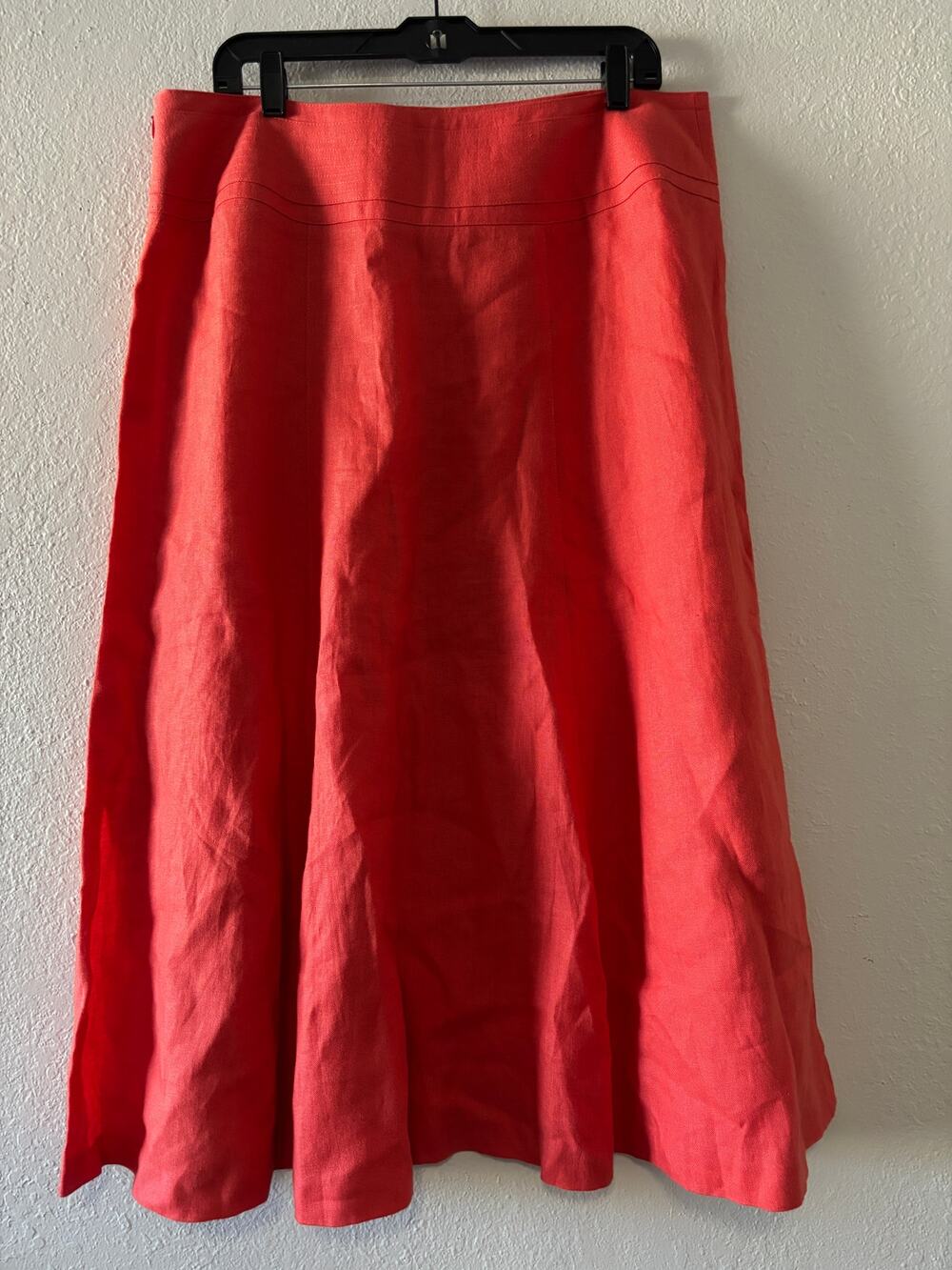 Talbots Pure Irish Linen Midi Skirt Women’s Size 16